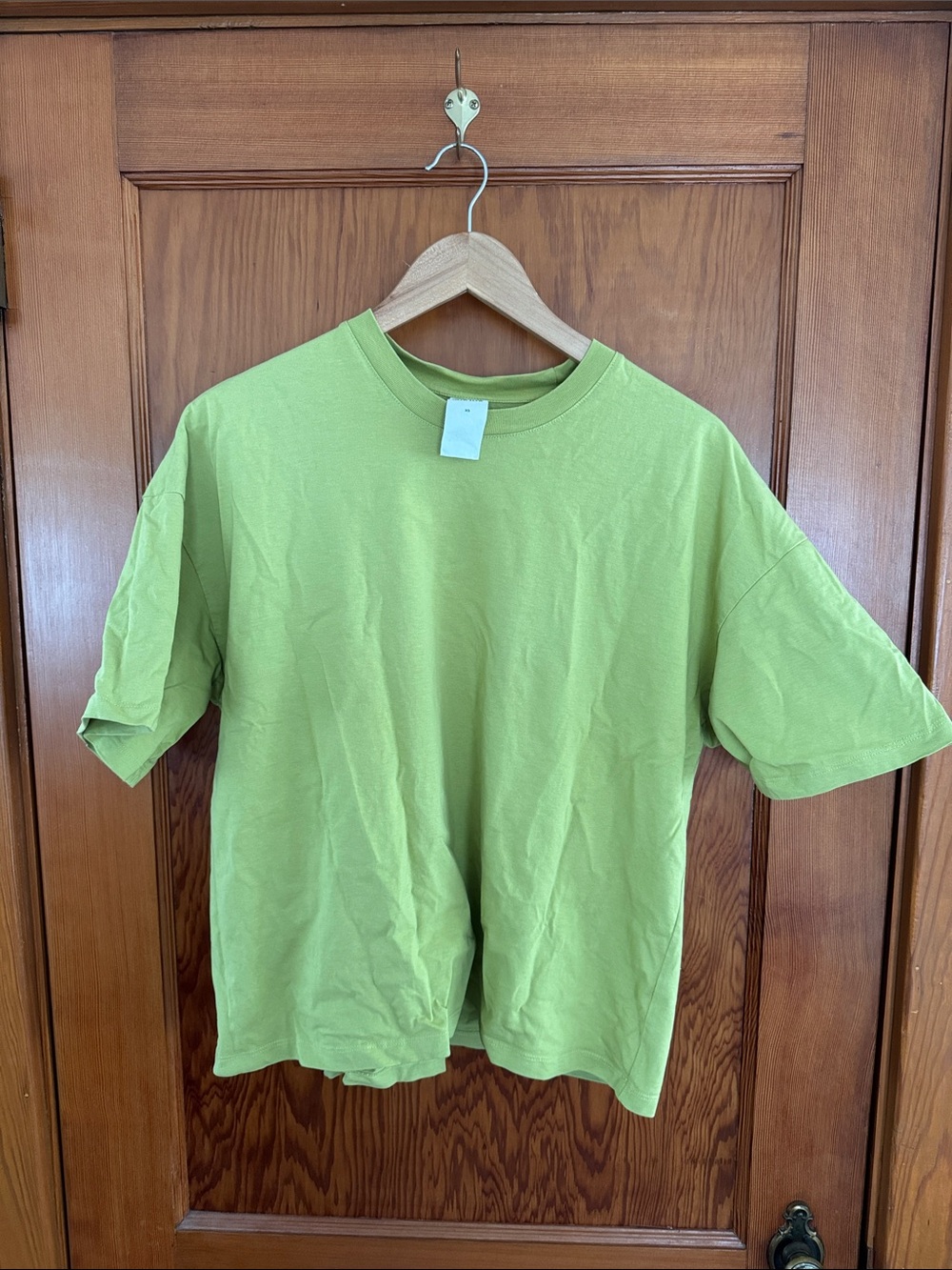 Classic Crewneck Short Sleeve Tee - Lime Green